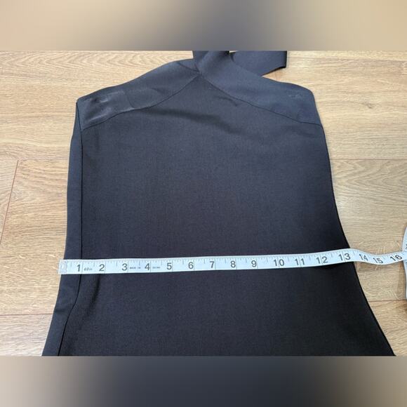 Alexander Wang Body-Con Knit Halter Dress in Black Size Medium - Picture 11 of 16